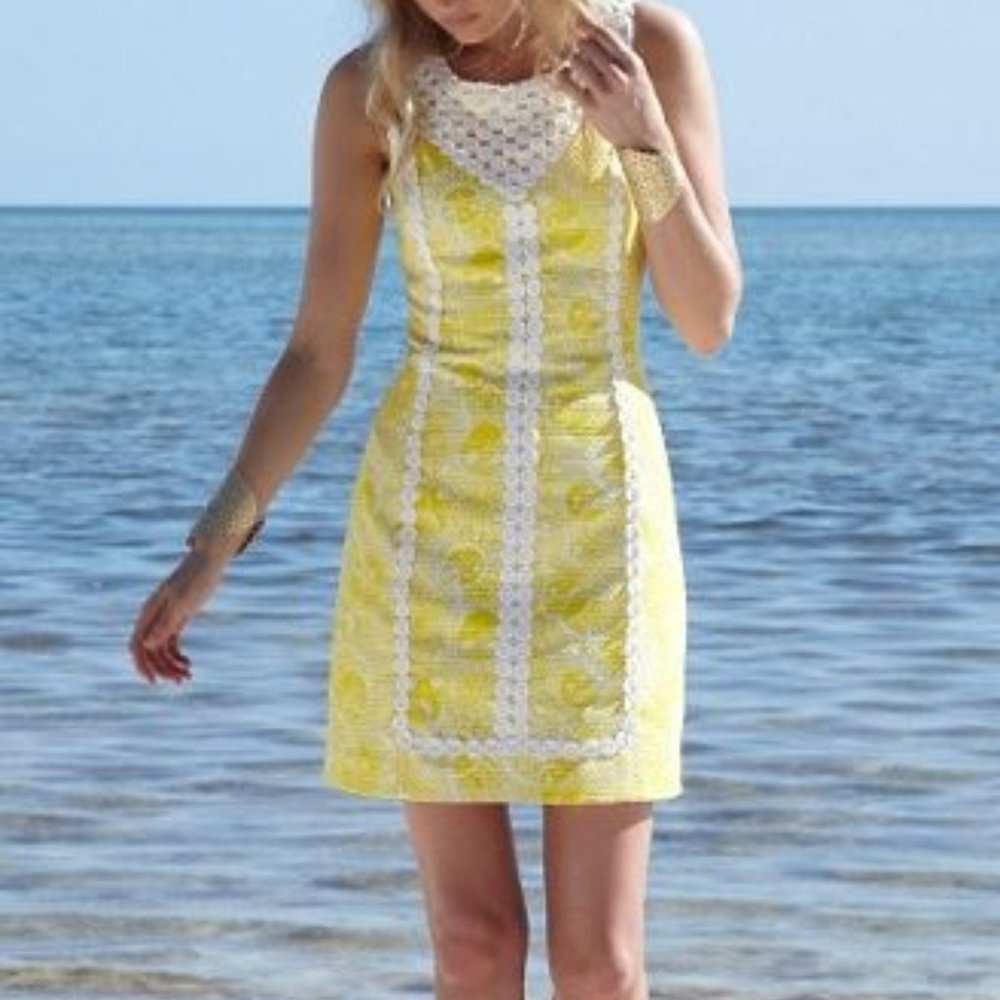Lilly Macfarlane Sun Faces Shift Dress